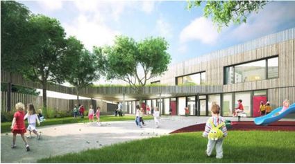 projet d'ecole passive a Epinay visuel