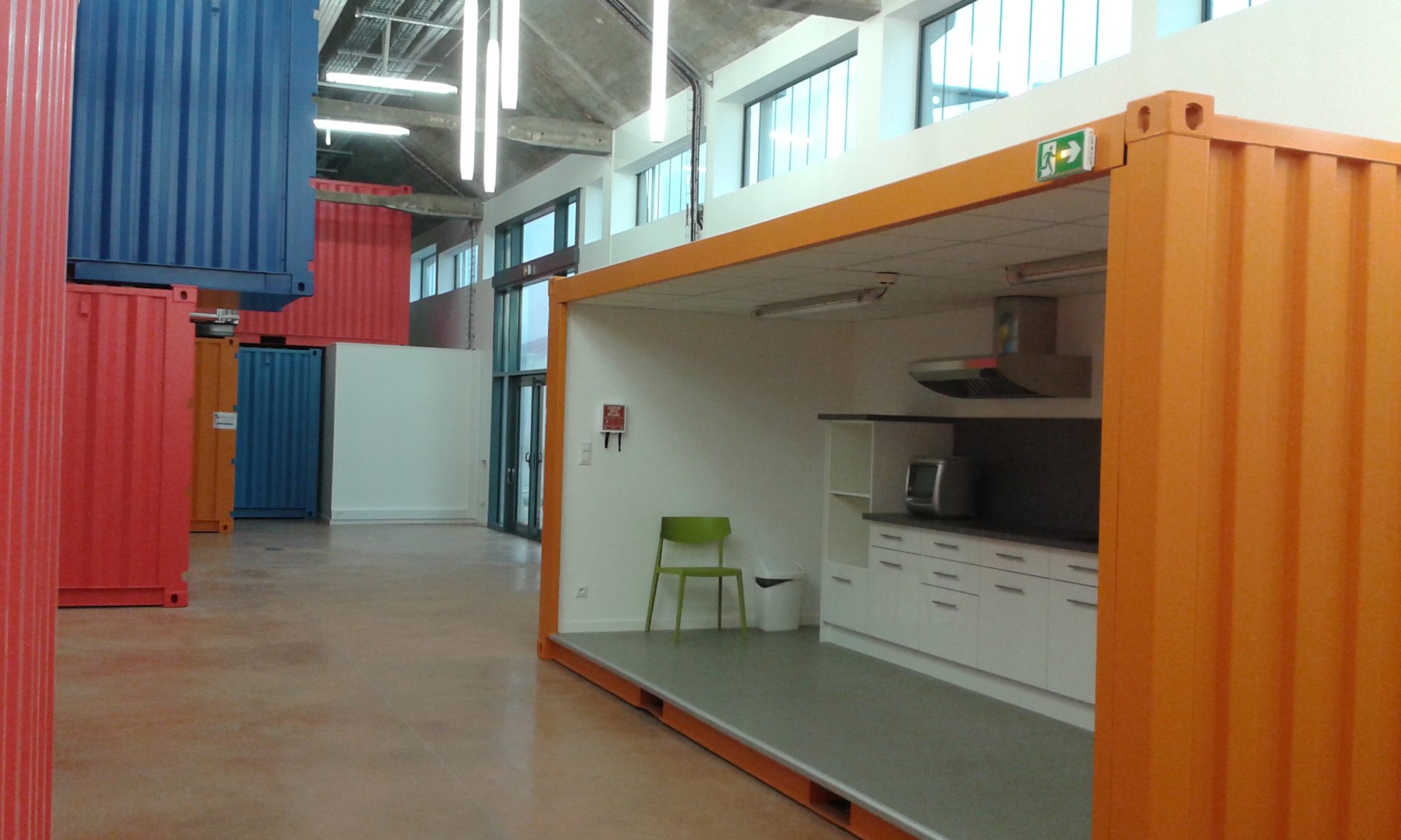 Réalisation de la cité de l'innovation