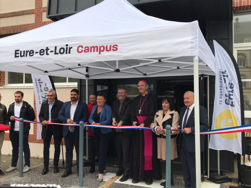 Inauguration d’Eure-et-Loir Campus
